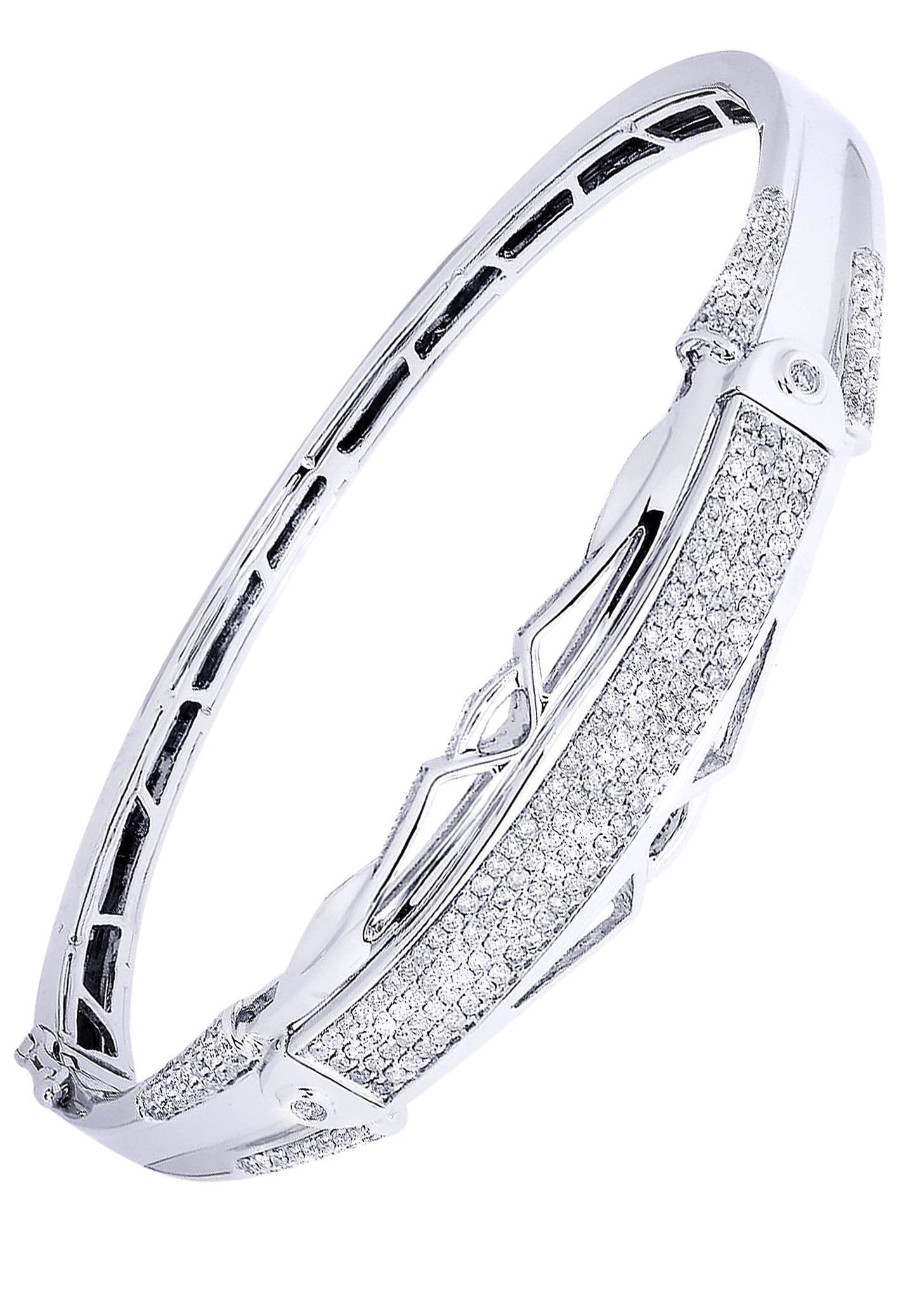 Mens diamond bracelet 10.35ct round diamond 14k gold by fehu jewel